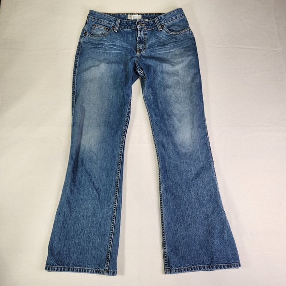 BKE Denim Bootcut Jeans Medium Wash Side Slit 100% Cotton Size 30x31.5 Made USA - Picture 1 of 11